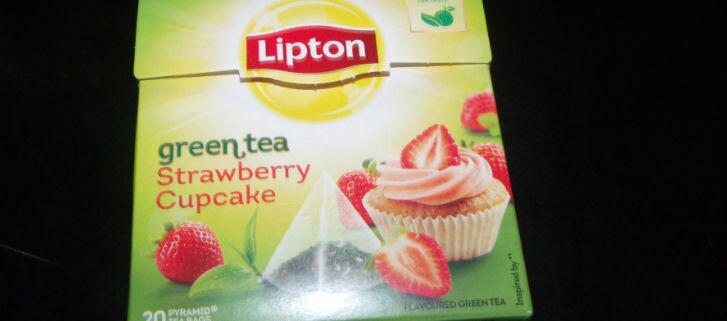 Lipton green tea strawberry supcake