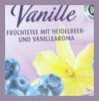 Heidelbeere Vanille Früchtetee Vanillearoma
